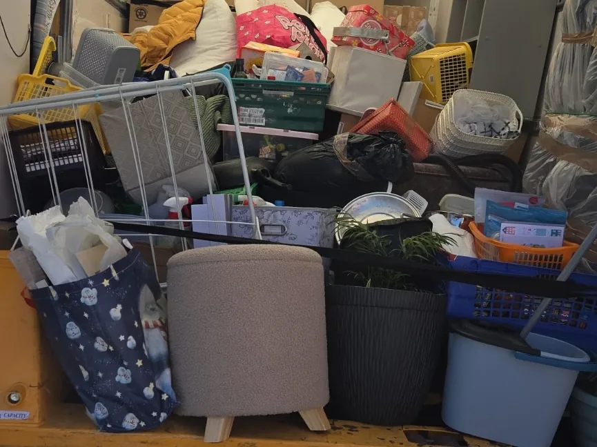 Full household move loaded into a Luton van